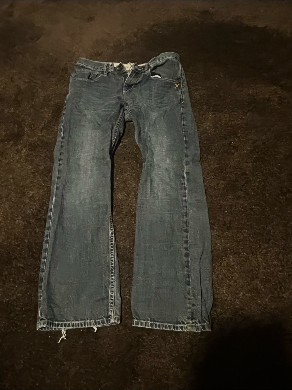 Ecko vintage Men's Dark Blue Bootcut Jeans
